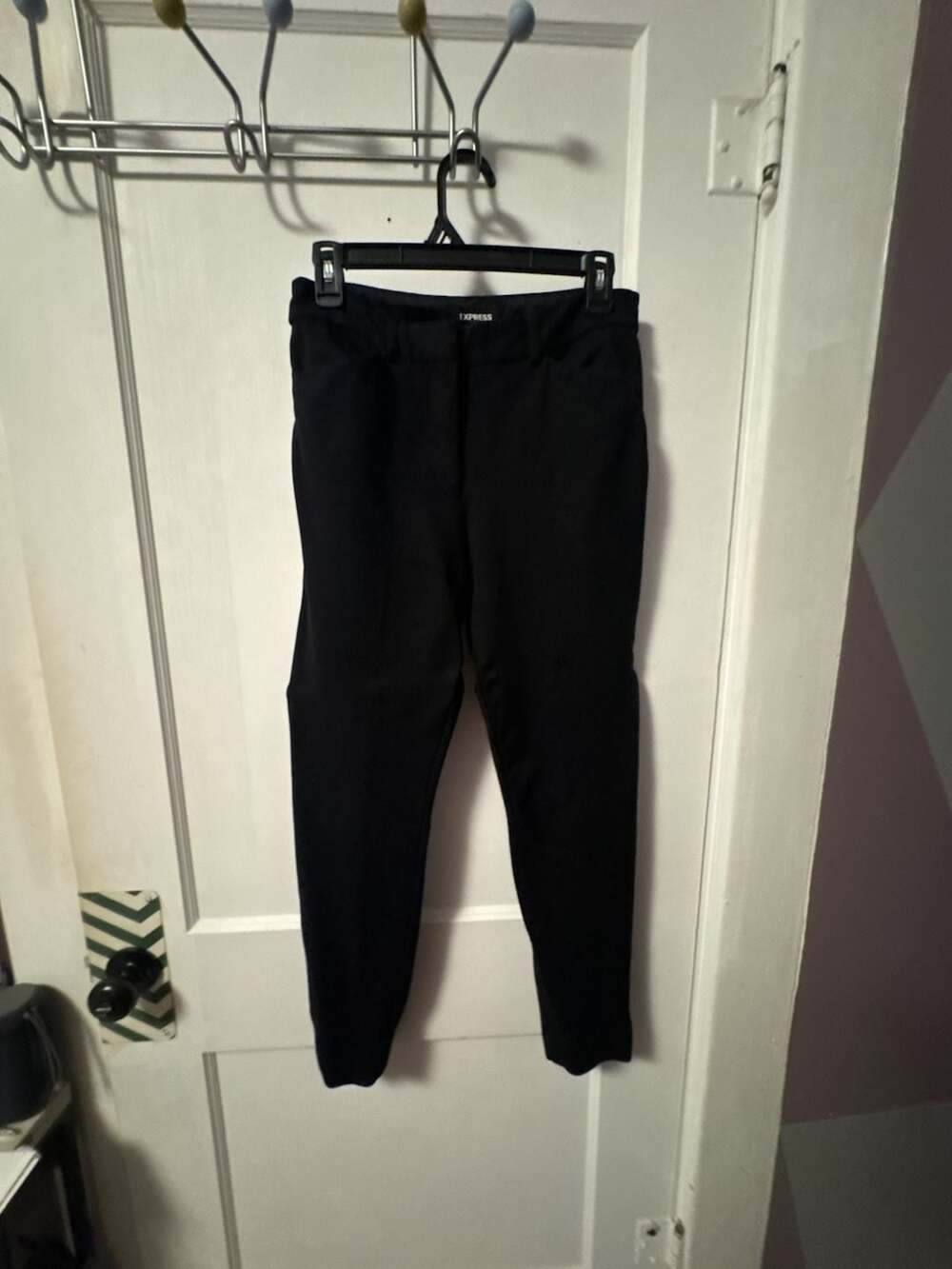 Express Black Stretch High Rise Skinny Pants Size 6R